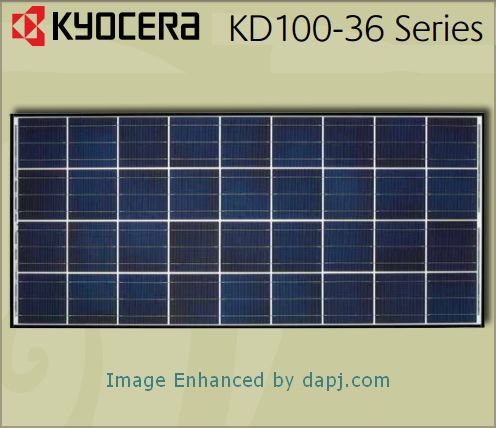 KD100-36 Photovoltaic Module Kyocera